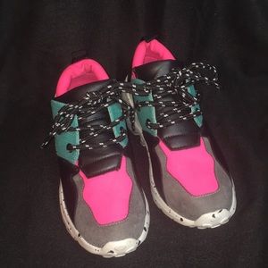 Brash platform sneakers